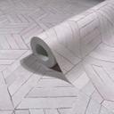 Non-woven tapet i grå 3D-træeffekt Geometrisk 