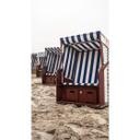 Fototapet Strandstol på Norderney 144x260 cm