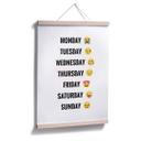 Póster - Emojione - Día de la semana