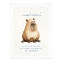 Poster Capybara mignon - Always be yourself