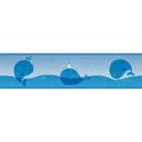 A.S. Création Lovely Kids Frise autocollante enfant - Bleu