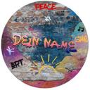 Vinilo decorativo personalizado con texto a elegir - Redondo