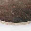 Houten Wanddecoratie in warme herfsttinten - Ms Tiff - Rond