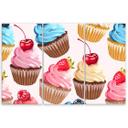 3-delt lærredsprint Candy Cupcakes
