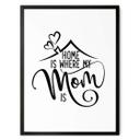 Póster Mi madre está en casa