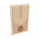 Cuadro de madera geometría abstracta en equilibrio - Ristova
