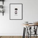 Plakat - Orara Studio - But First Coffee