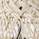 Pendelleuchte Lionel, braun, 120 x 34,5 cm, Rattan Pendellampe