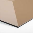 3D Hexagon Alu-Dibond - Brun