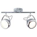 Spotrohr Melissa, grau, 22 x 14 cm, Metall Deckenspots, dimmbar