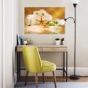 Poster autocollant - W - Candle Snow