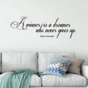 A winner is a dreamer..