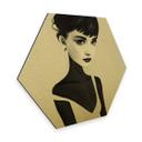 Hexagon - Alu-Dibond-Guldeffekt - Ireland - Oh Audrey
