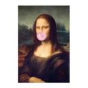 Póster de tela Taudalpoi - Mona Lisa con chicle