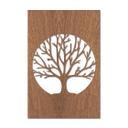 Décoration en bois - Arbre de vie - Placage d'acajou