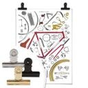 Póster Sparshott - Estructura de una bicicleta