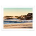 Póster playa costa al amanecer en África - Hugonnard