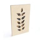 Cuadro de madera Fredriksson - Hojas jaspeadas