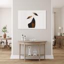 Tableau sur verre Kubistika - Bouquet scandinave
