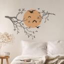 Sticker mural Oiseaux au soleil entre les branches
