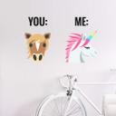 Wallsticker - Emoji You And Me