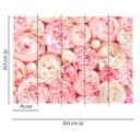 non-woven tapet Roser fototapet Designwalls i lyserød og hvid 