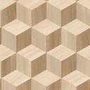 Papier peint intissé Rasch, papier peint à motifs Salsa beige clair