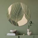 Cuadro de madera Calathea planta - Sisi & Seb - Redondo