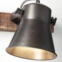 Wandspot Eva, metallic, 25 x 24 cm, Holz Spot