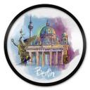 Póster Berlín - Redondo - Love your City