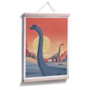 Plakat - Braun - Brachiosaurus