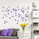 Muursticker set stippen - Lila (50 stickers)