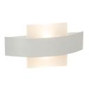Wandleuchte Nora, weiß, 13,6 x 25,5 cm, Metall Wandlampe