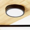 Deckenleuchte Vincent, braun, 70,7 x 35,4 cm, Holz Lampe