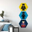 Hexagon - Alu-Dibond - Gomes - Batman legetøj