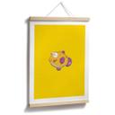 Póster del pez globo pequeño en estilo cómic - Nicholas
