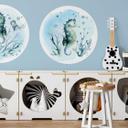 Sticker mural Kvilis - Hippocampes en solitaire