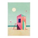 Póster de tela casa en la playa - Rivers