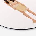 Tableau sur alu-Dibond rond Tohmé - Pocahontas