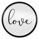 Plakat Handwritten Love