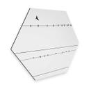Hexagon - Alu-Dibond - High Voltage