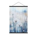 Póster de tela perlas de rocío sobre dientes de león - Treechild