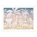 Póster Selva paradisíaca con animales salvajes - Ombre - Kikki Belle