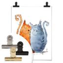 Póster Hagenmeyer - Gatos enamorados