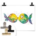 Póster Hagenmeyer - Peces enamorados