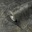 grafisk tapet, non-woven tapet Novamur Jackie antracit