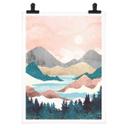 Póster SpaceFrog Designs - Amanecer en el lago