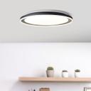Deckenleuchte Malia, schwarz, 9 x 55 cm, Metall Led-deckenleuchte, dimmbar