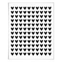 Póster No todos los que andan errantes están perdidos + puntos adhesivos de corazón