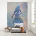 Non-woven tapet - Jasmin silhuet - 200 x 280 cm